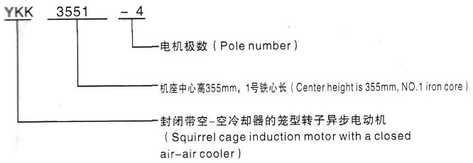 YKK系列(H355-1000)高压太湖三相异步电机西安泰富西玛电机型号说明